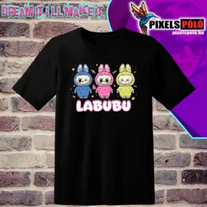 Labubu póló kollekció a Pixelspolo.hu pólónyomtatás kínálatában